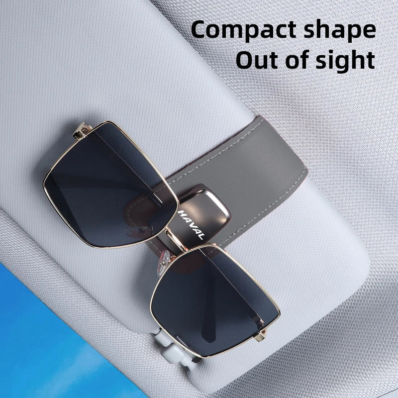 Haval Sun Visor Clip – Leather Magnetic Glasses Holder -H3 H4 H9 F7X H8 F5 H2 F7 Dargo M6 H5 H7