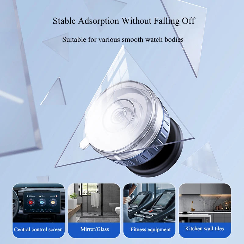 Vacuum Magnetic Phone Holder – Foldable Car Mount