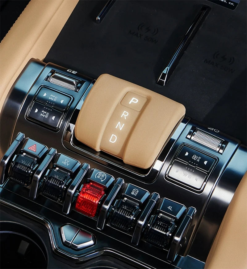 BYD Leopard 8 Gear Cover – 2024-2025 Silicone Lever Protector