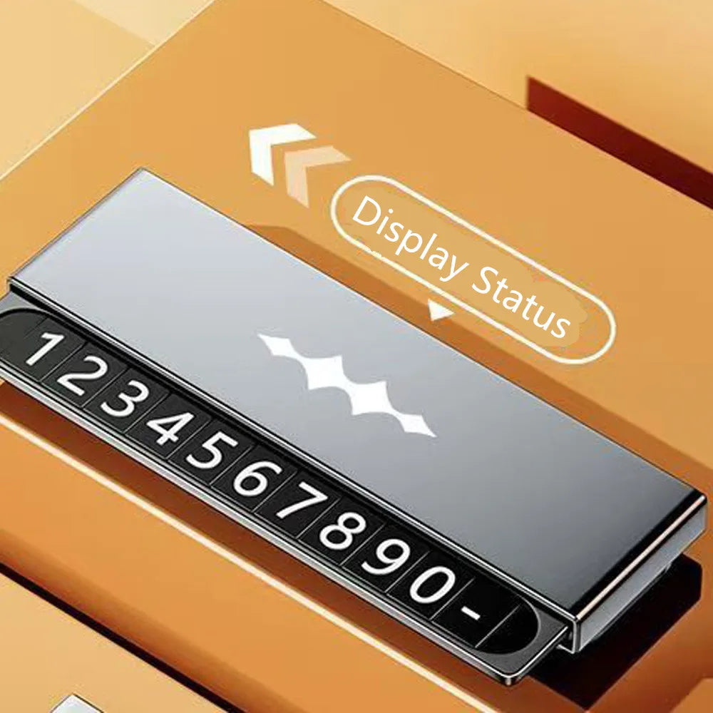 BYD Leopard 5 Parking Number Plate – High-End Interior Accessory