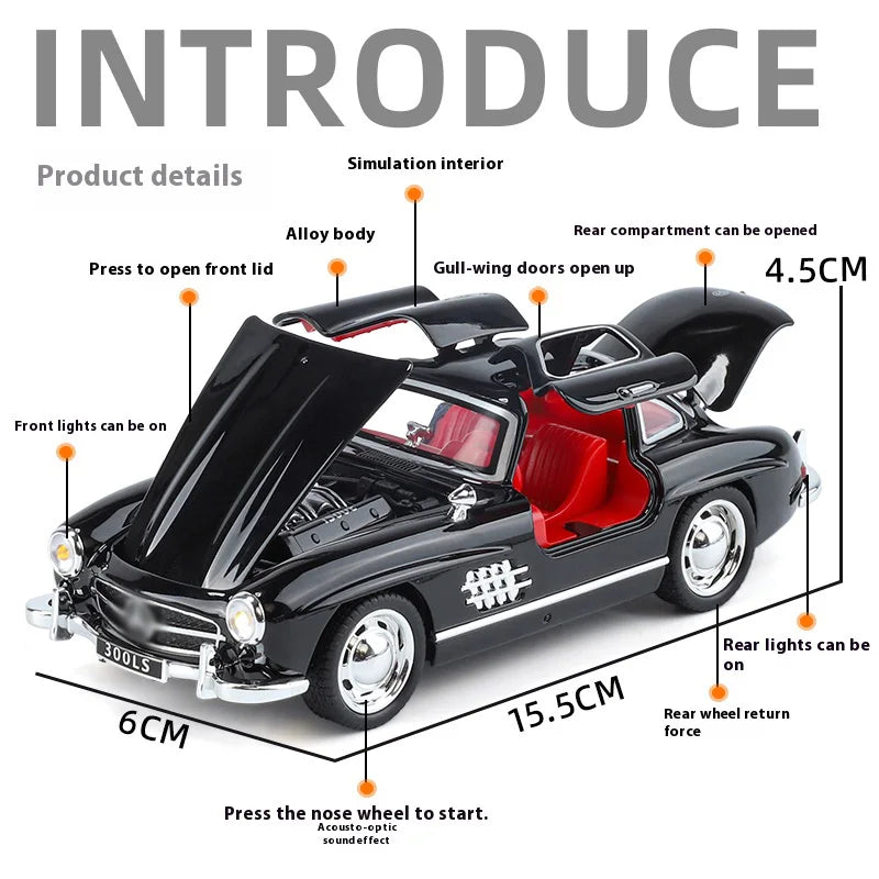 Retro Alloy Car Console Ornament – Classic Decorative Accessory