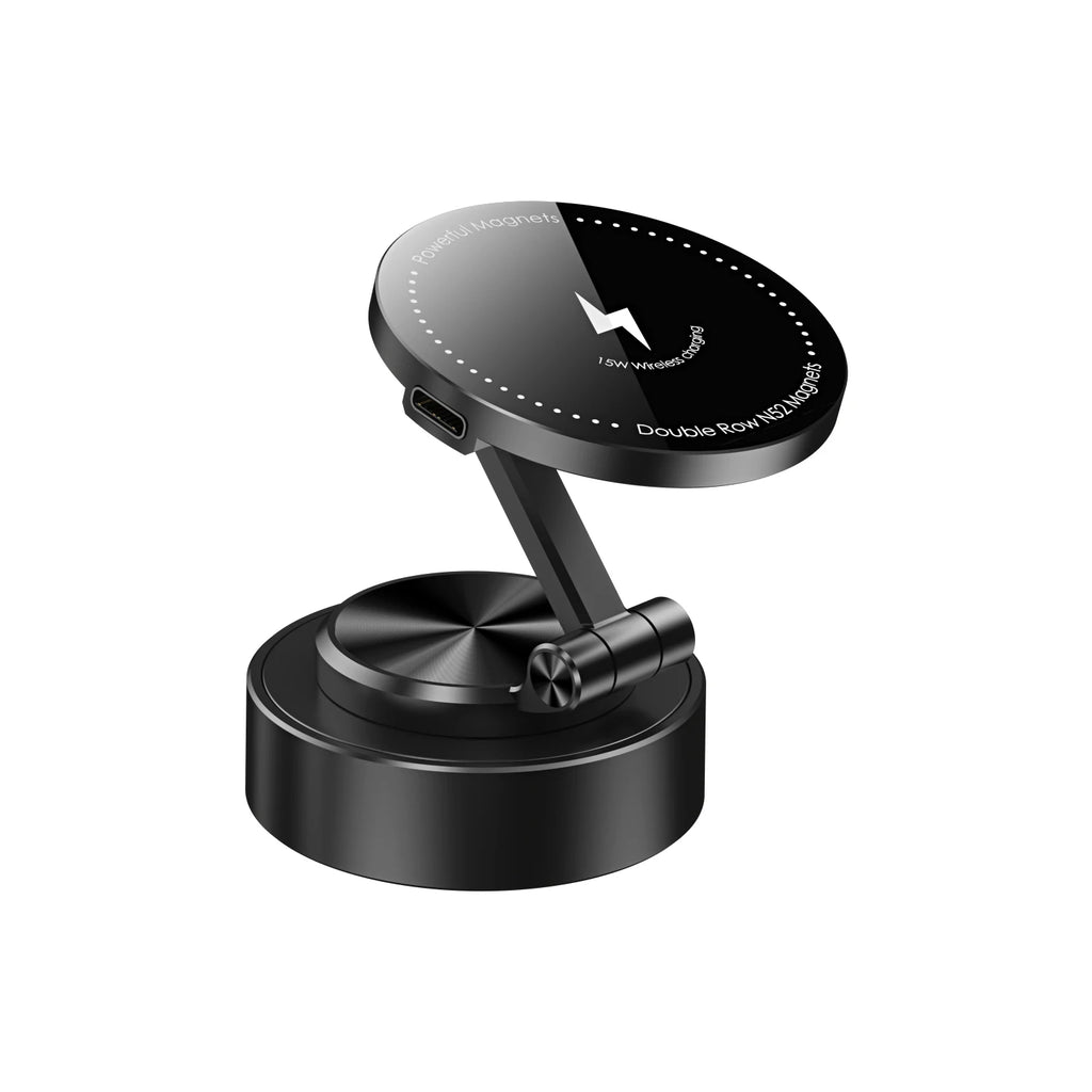 Magnetic Wireless Charger – 360° Car Mount