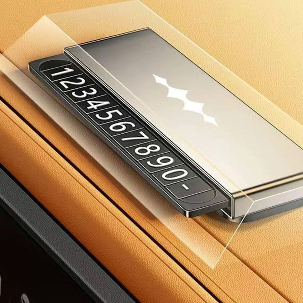 BYD Leopard 5 Parking Number Plate – High-End Interior Accessory