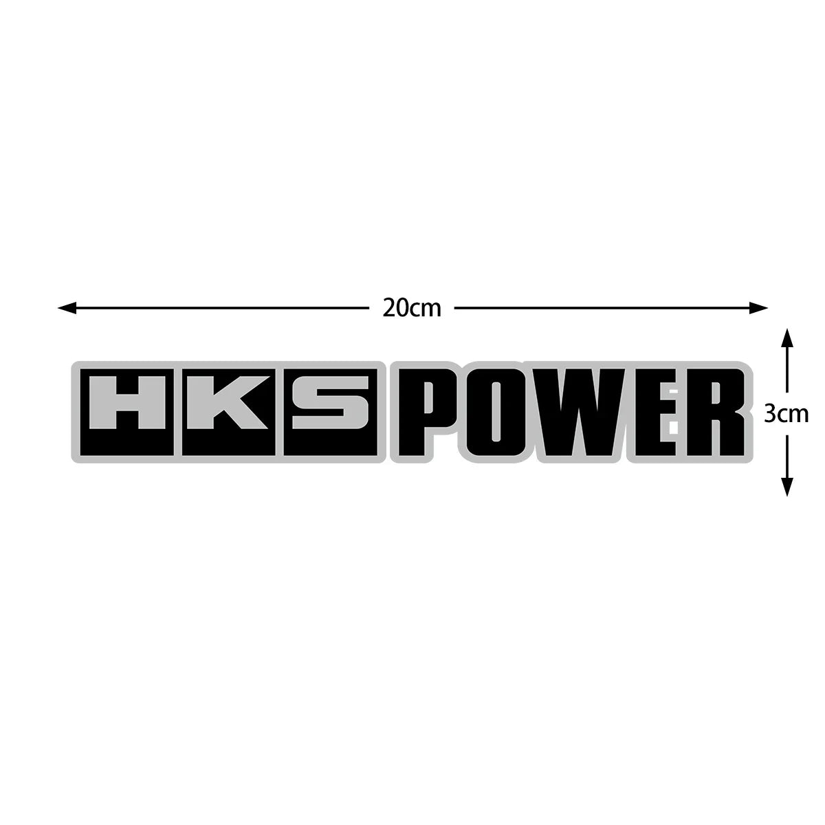 HKS JDM Racing Sticker – Car & Motorcycle Decal Accessory