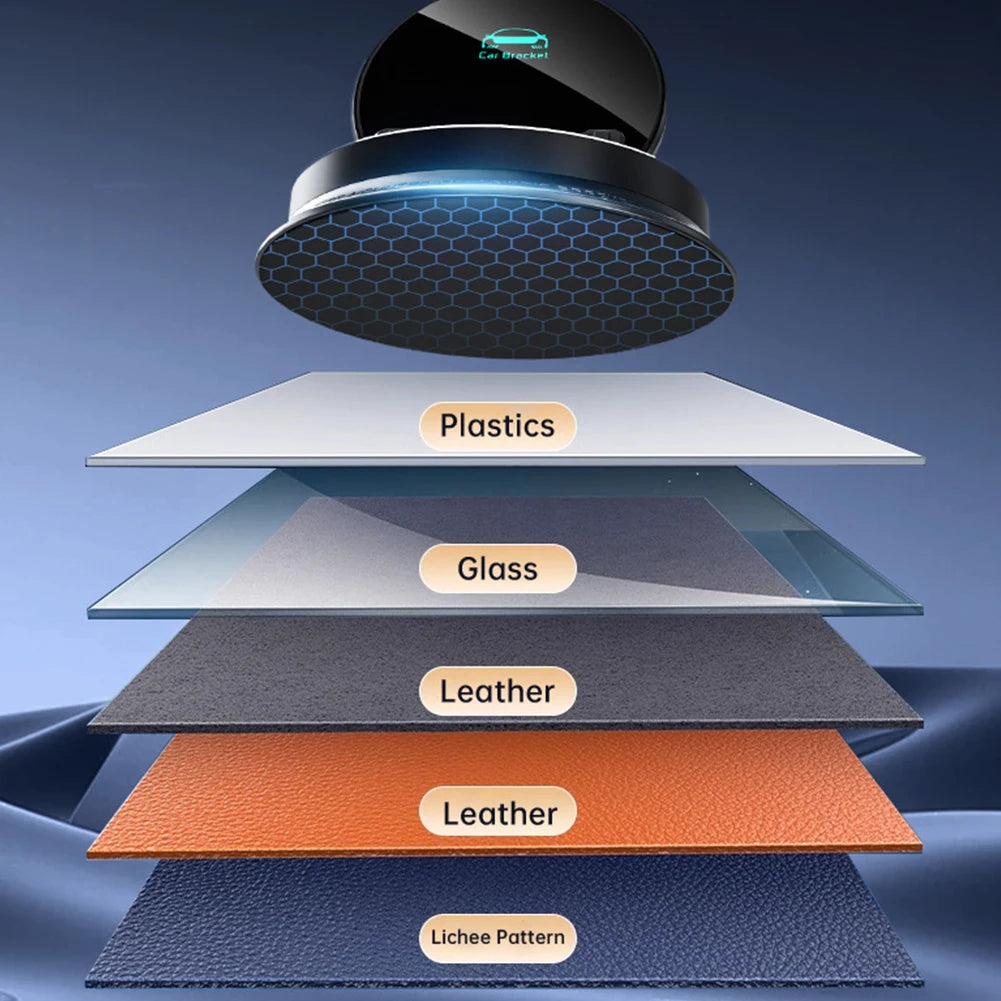 Universal Dashboard Car Phone Mount – 360° Rotation Holder