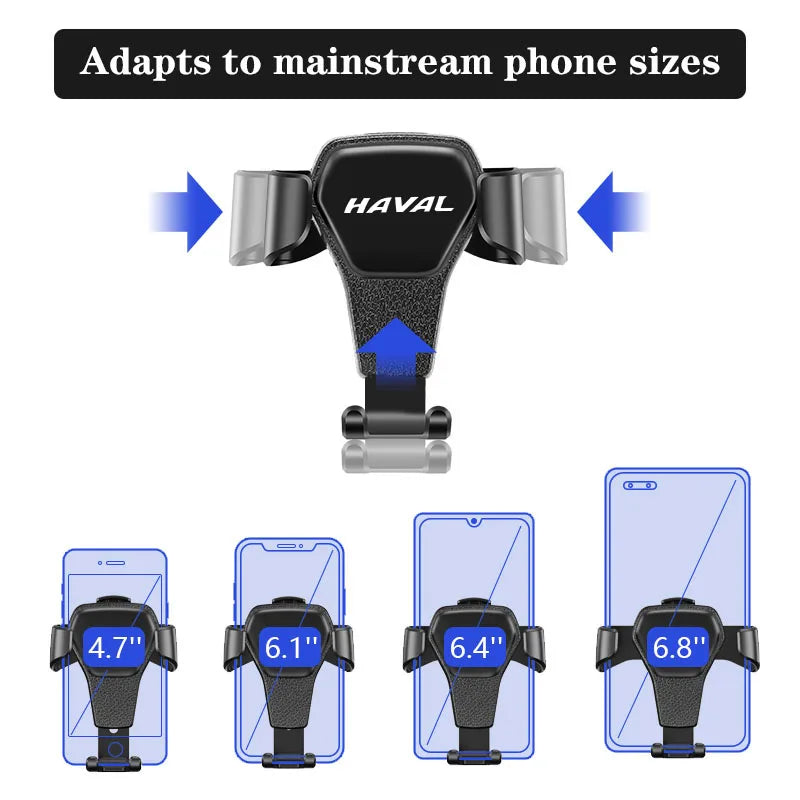 Haval Car Phone Holder – Universal Air Vent Mount H2S M6 H3 H4 H5 H7 F5 H6-Coupe