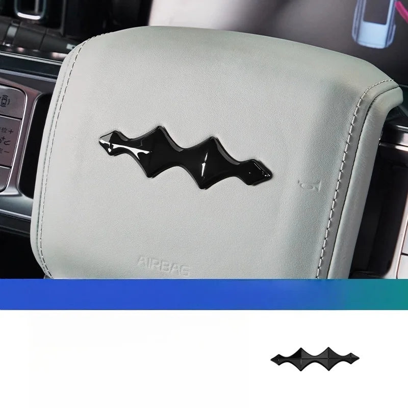 BYD Leopard 5/8 Emblem Set – 2023-2025 Black Exterior Logos