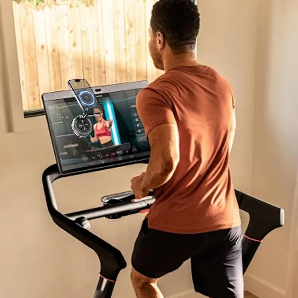 Wireless Magnetic Car Phone Holder – 360° Foldable Stand