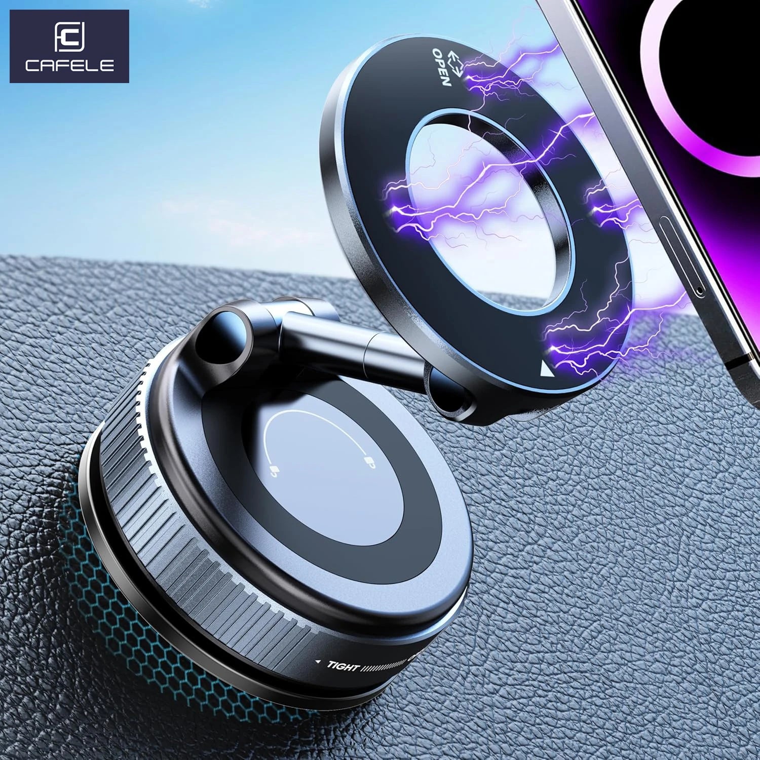 Magnetic Phone Holder – Foldable Car Mount