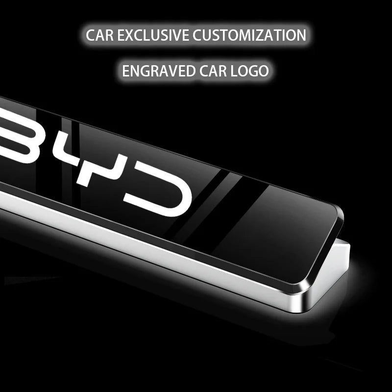 BYD Leopard 5/8 Parking Number Plate – Metal Temporary Phone Display
