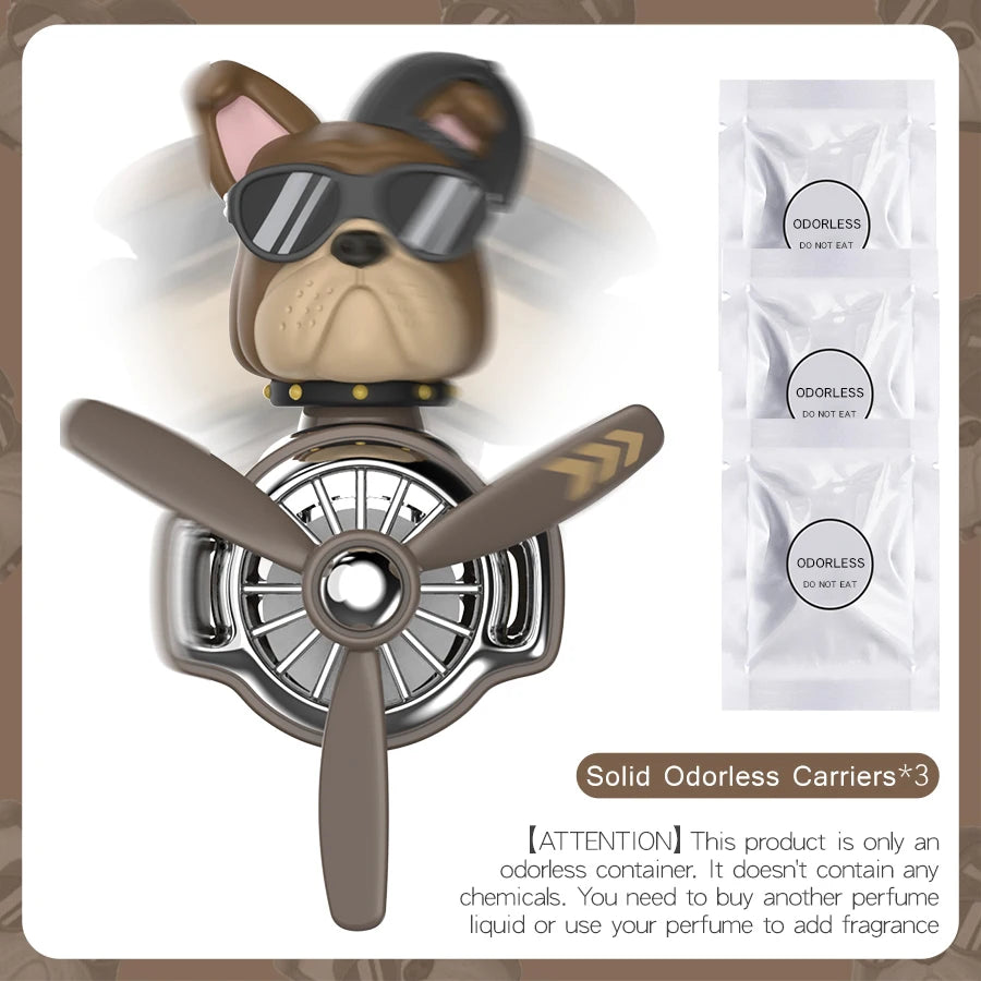 Bulldog Pilot Car Air Freshener – DIY Fragrance Decor