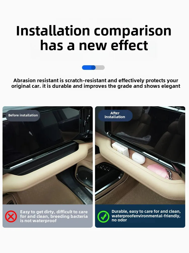 BYD Leopard 8 Passenger Storage Box – 2024-2025 Silicone Console Pad