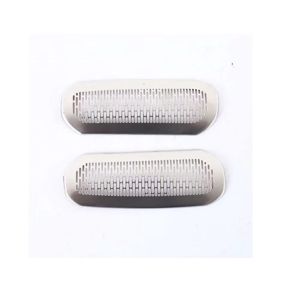 BYD Leopard 8 Horn Cover – Stainless Steel Black Titanium Trim