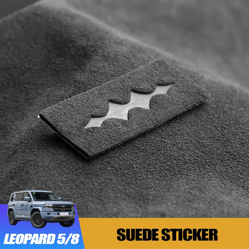 BYD Leopard 5/8 Dashboard Sticker – Suede Decorative Trim
