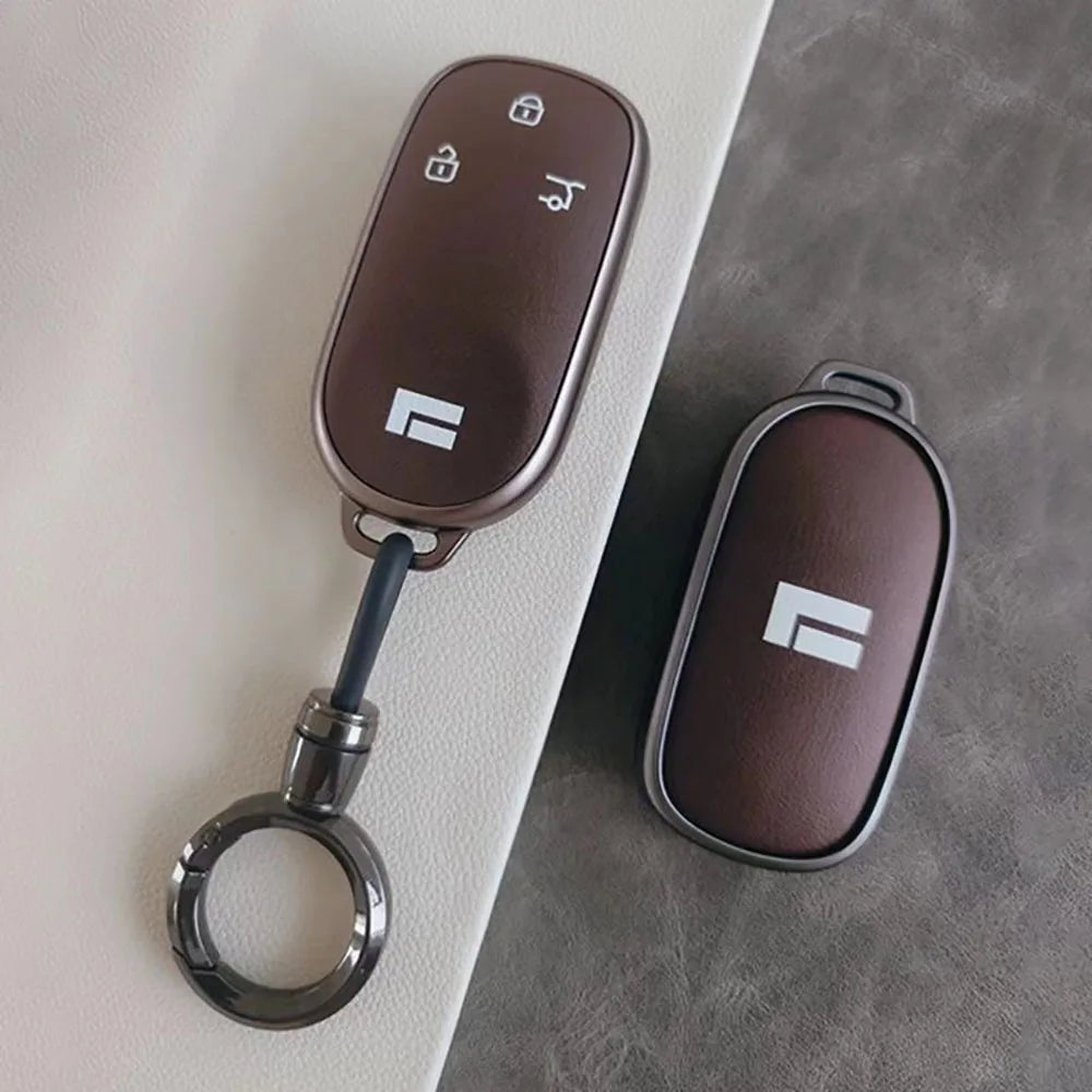Baic Jishi Polestone 01 Rox 01 Leather Key Fob Cover