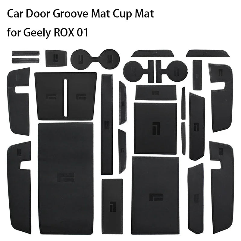 Geely Rox 01 Door & Cup Mat Set – Center Console Pads