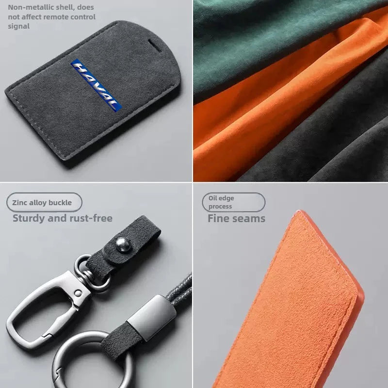 Haval NFC Key Case – Suede Leather Edition -H9 F7 H3 H5 H6 H7 H8