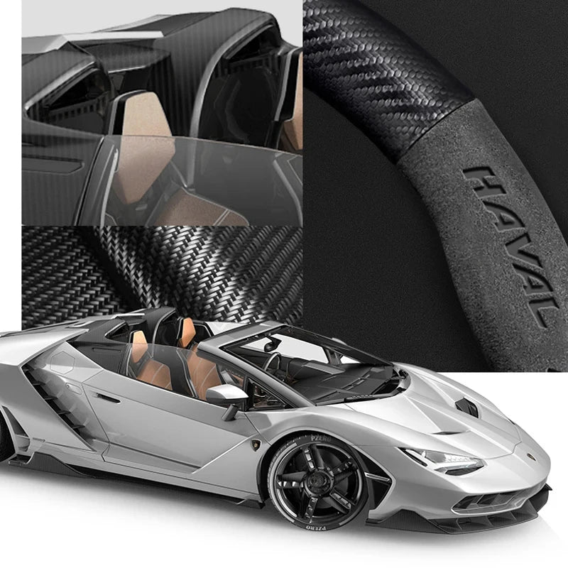 Haval H5 Steering Wheel Cover – 2021-2022 Suede 15-Inch