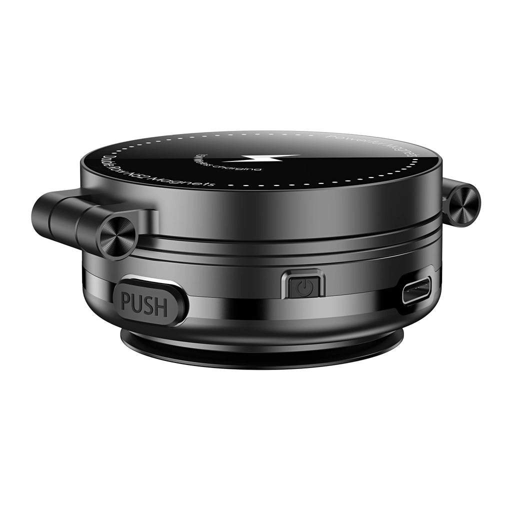 Magnetic Wireless Charger – 360° Car Mount