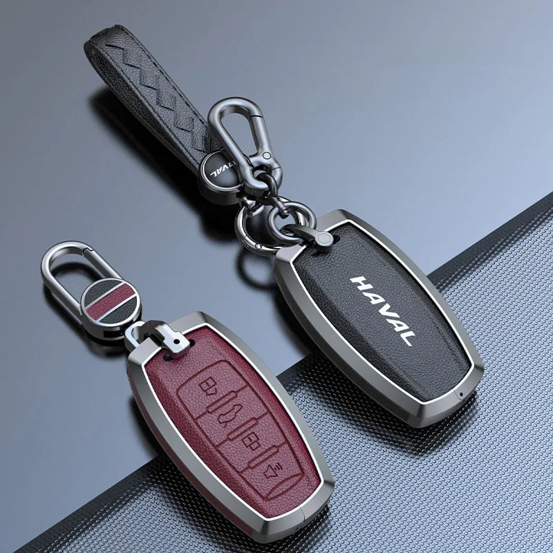 Haval Key Case – Zinc Alloy Leather Cover H1 H6 H7 H4 H9 F5 F7 H2S