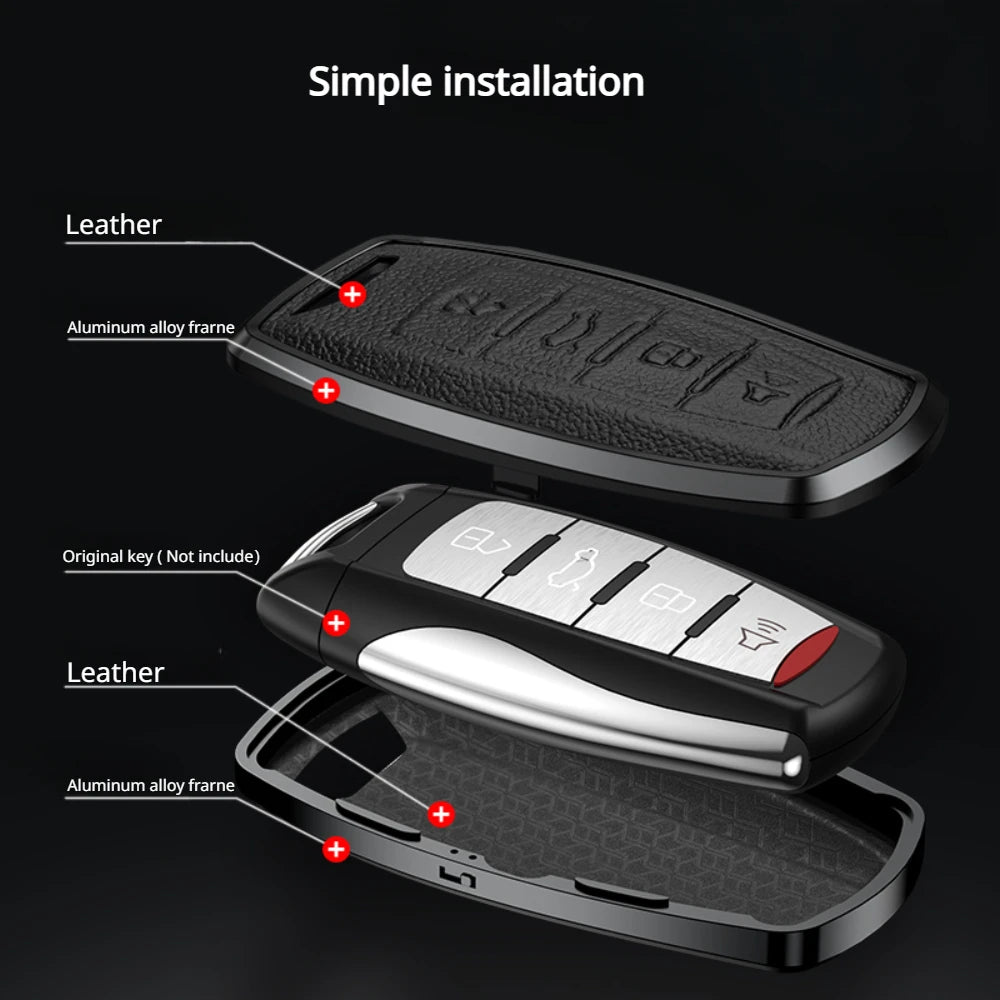 Haval Key Case – Alloy Leather Remote Cover