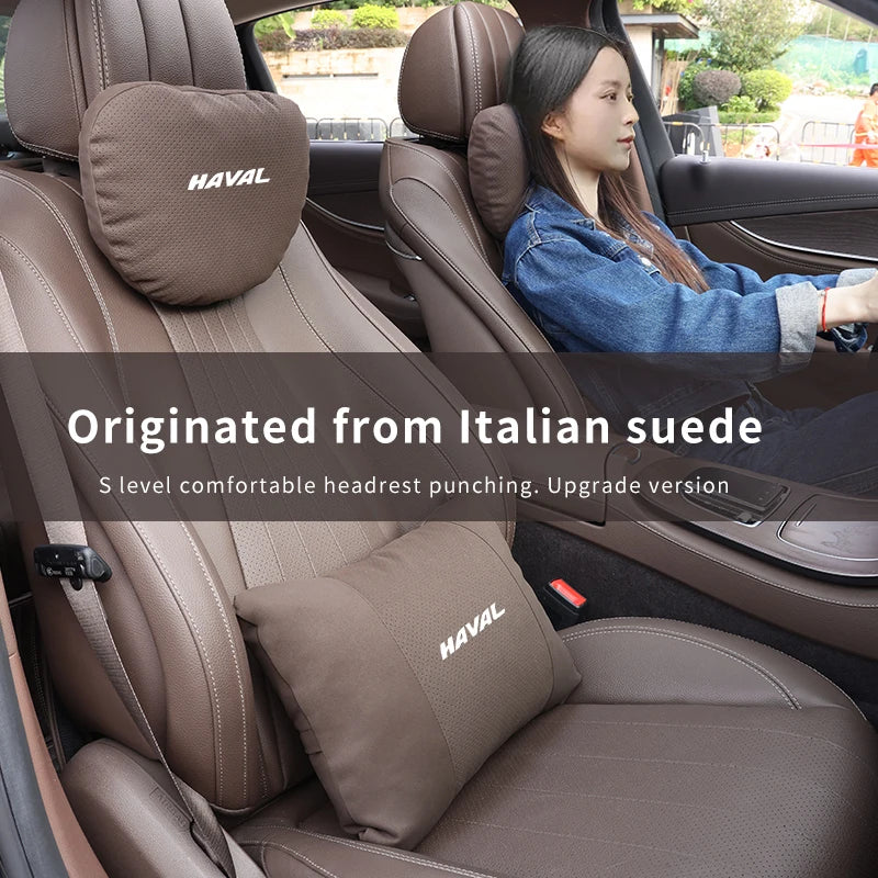 Haval Car Neck Pillow – Headrest & Lumbar Cushion Set - H3 H4 H2 F7 F7X H9 H5 M4 G