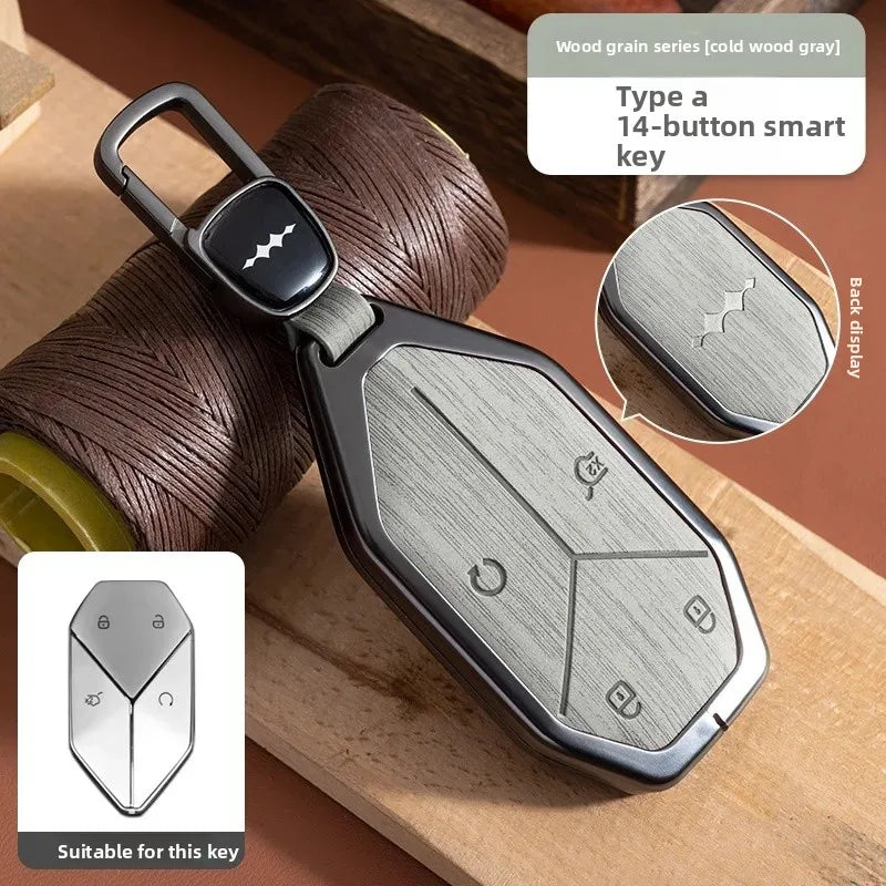 BYD Leopard 3/5/8 Metal Key Case – Premium Protective Shell