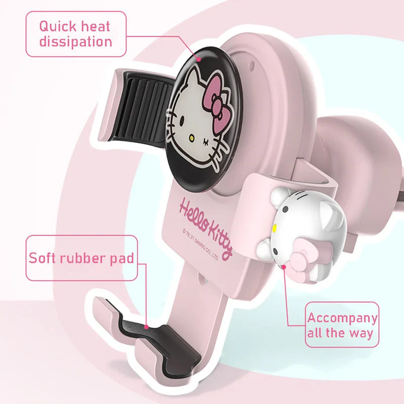 Hello Kitty Car Phone Mount – Air Vent Aromatherapy Clip