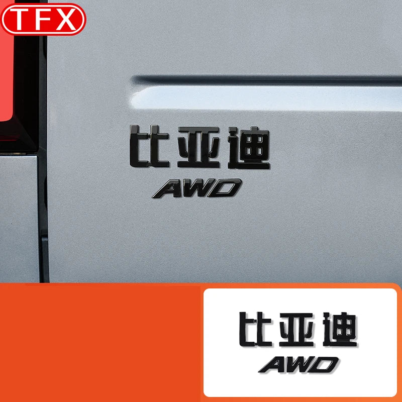 BYD Leopard 5 Trunk Emblem – 2023-2024 Black Warrior Sports Logo