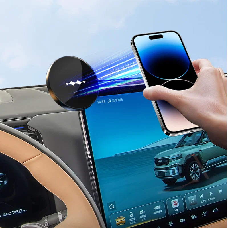BYD Leopard 8 Phone Holder – 2025 Magnetic Interior Mount