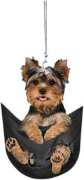 Mini Puppy Car Pendant – Hanging Interior Ornament Gift