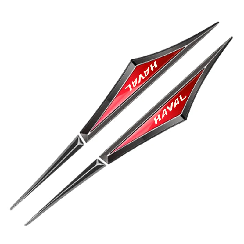 Haval 3D Alloy Stickers – 2PCS Car Accessories - f7 f7x h2 h2s h5 h6 h8 h9 jolion