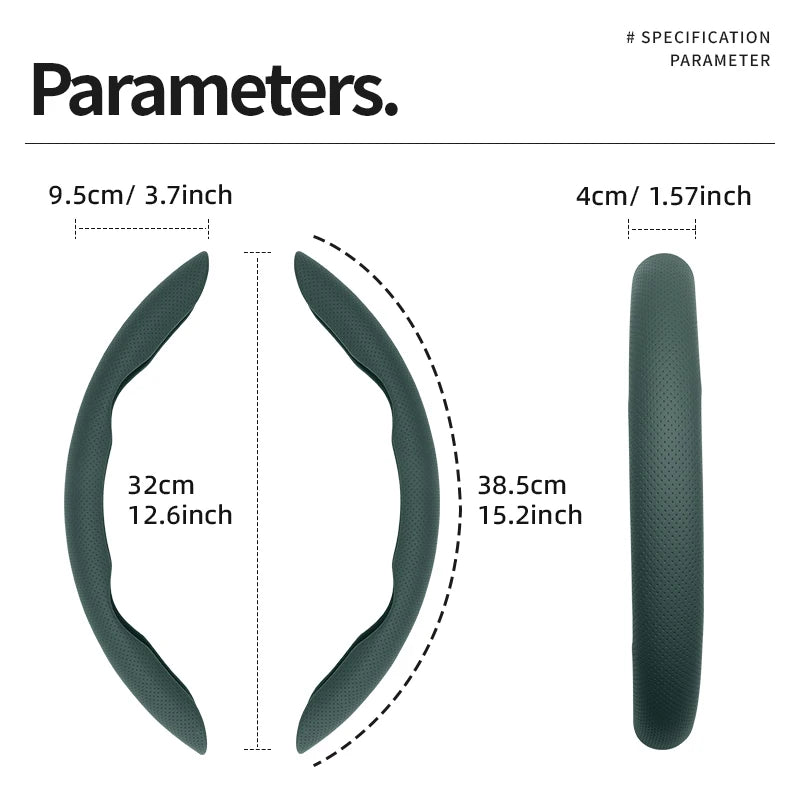 GWM Haval H5 Steering Wheel Cover – 2025 Leather Edition