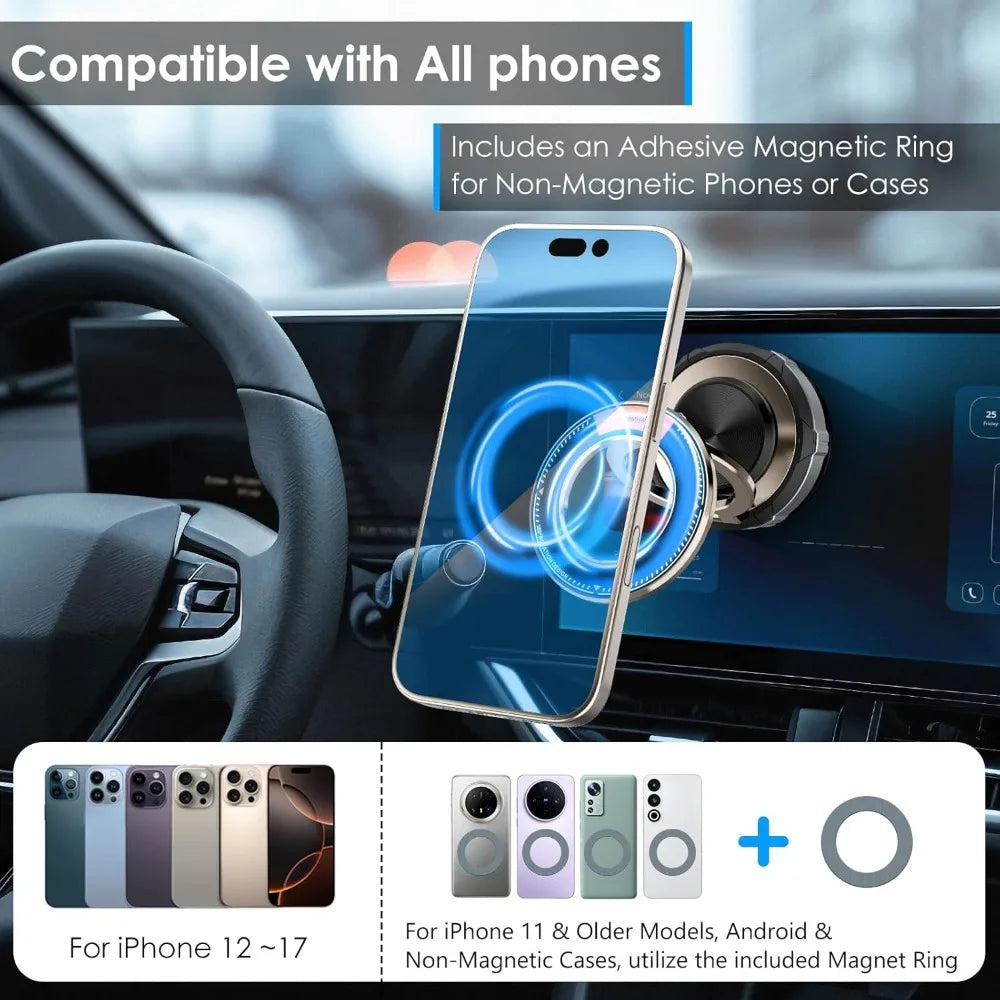 Magnetic Phone Holder – Ultra Strong Car Mount