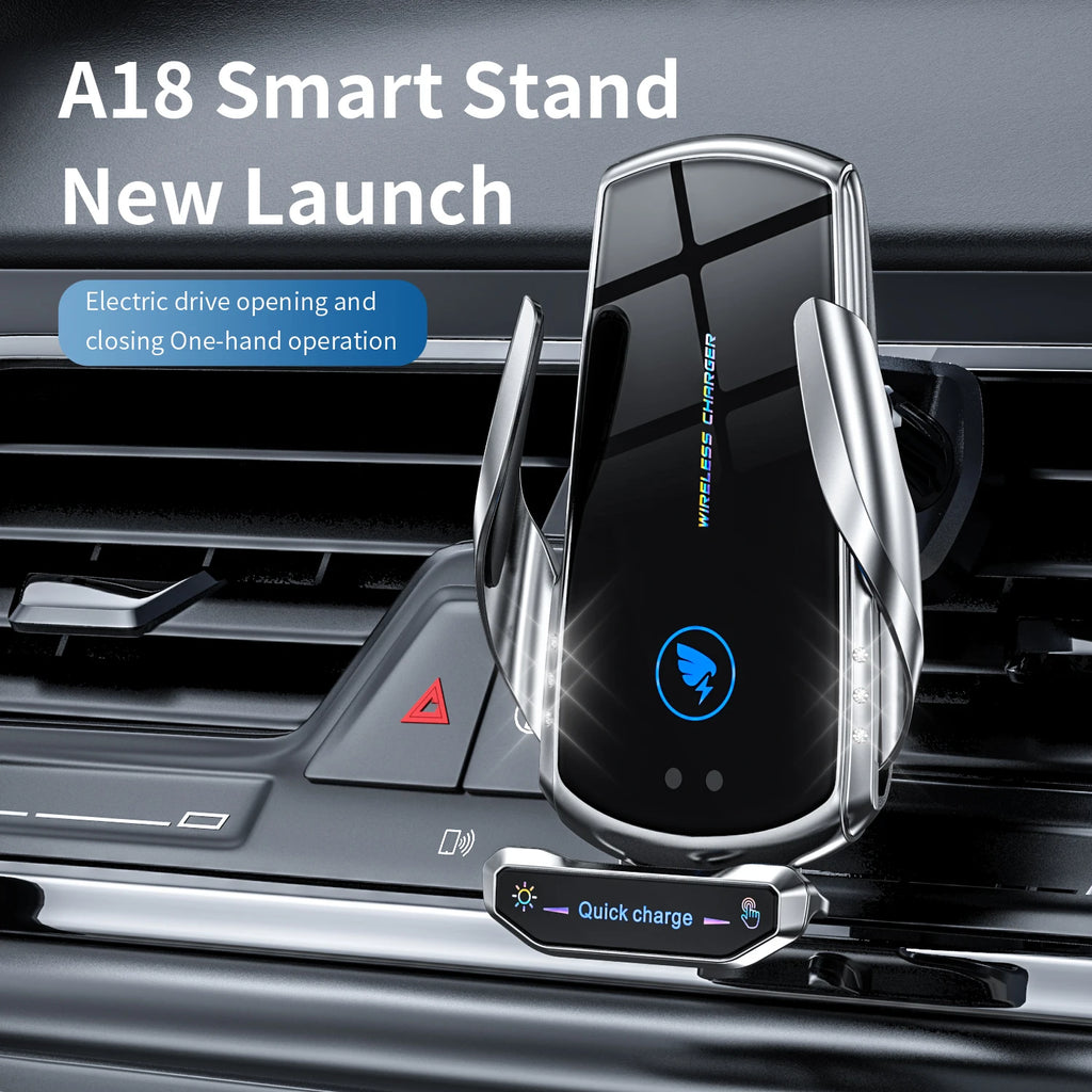 Wireless Car Charger – 15W Fast Charging Mount