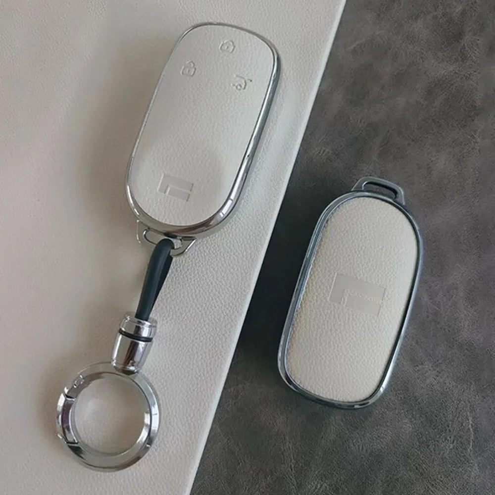 Baic Jishi Polestone 01 Rox 01 Leather Key Fob Cover
