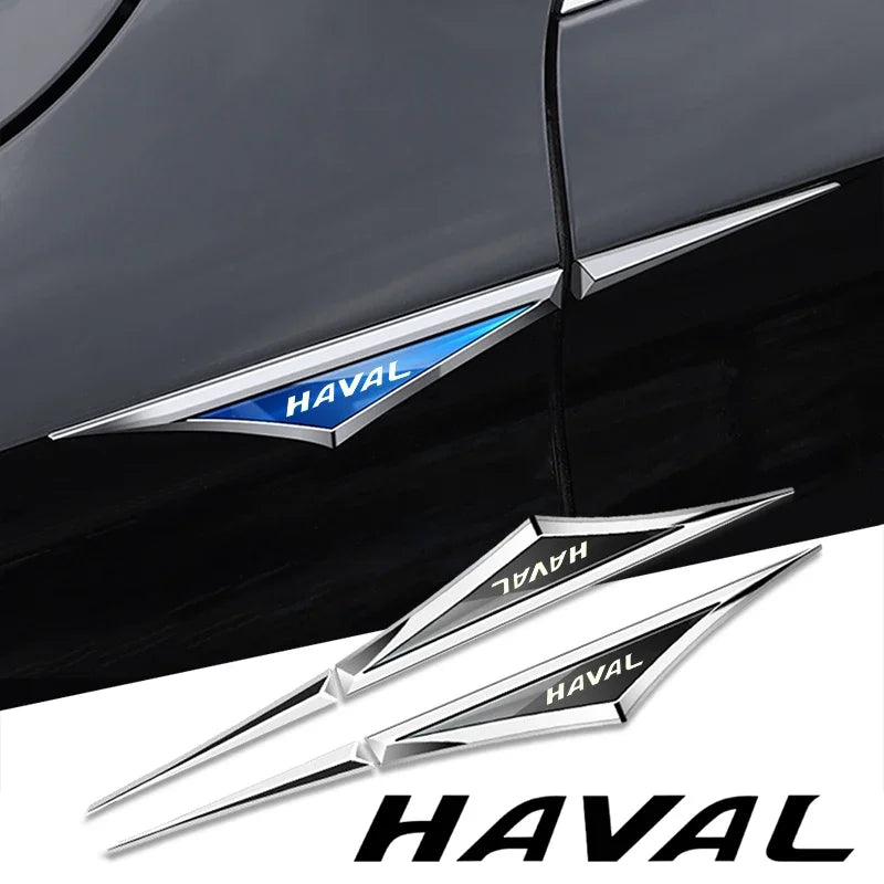 Haval 3D Alloy Stickers – 2PCS Car Accessories - f7 f7x h2 h2s h5 h6 h8 h9 jolion