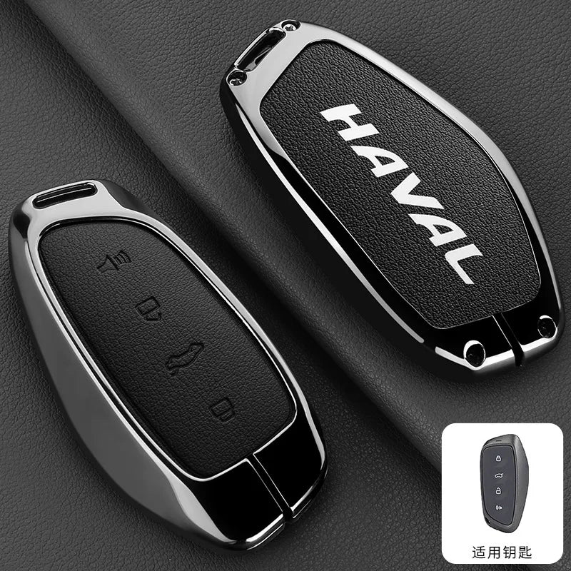 Haval Key Cover – Zinc Alloy Leather Protector - H3 H5 H6 H7 H9 H8 H2 M4