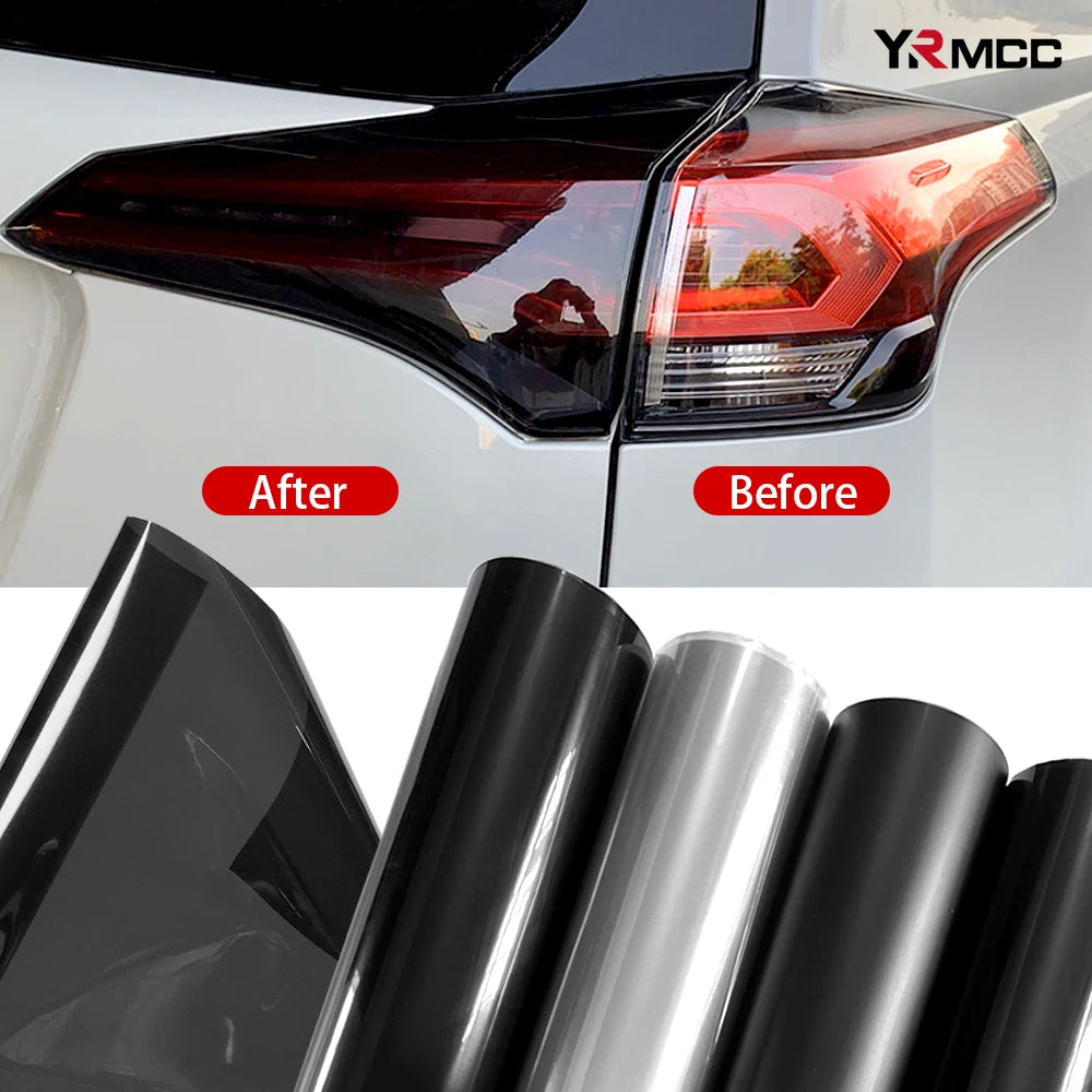 Car Light Tinting Film – Black Headlight & Taillight Vinyl Wrap