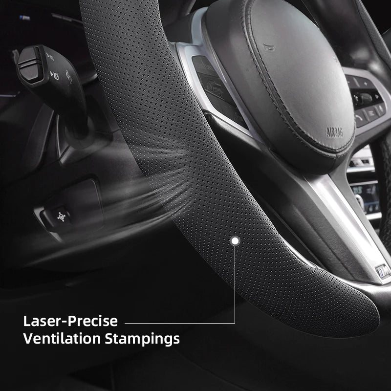 GWM Haval H5 Steering Wheel Cover – 2025 Leather Edition