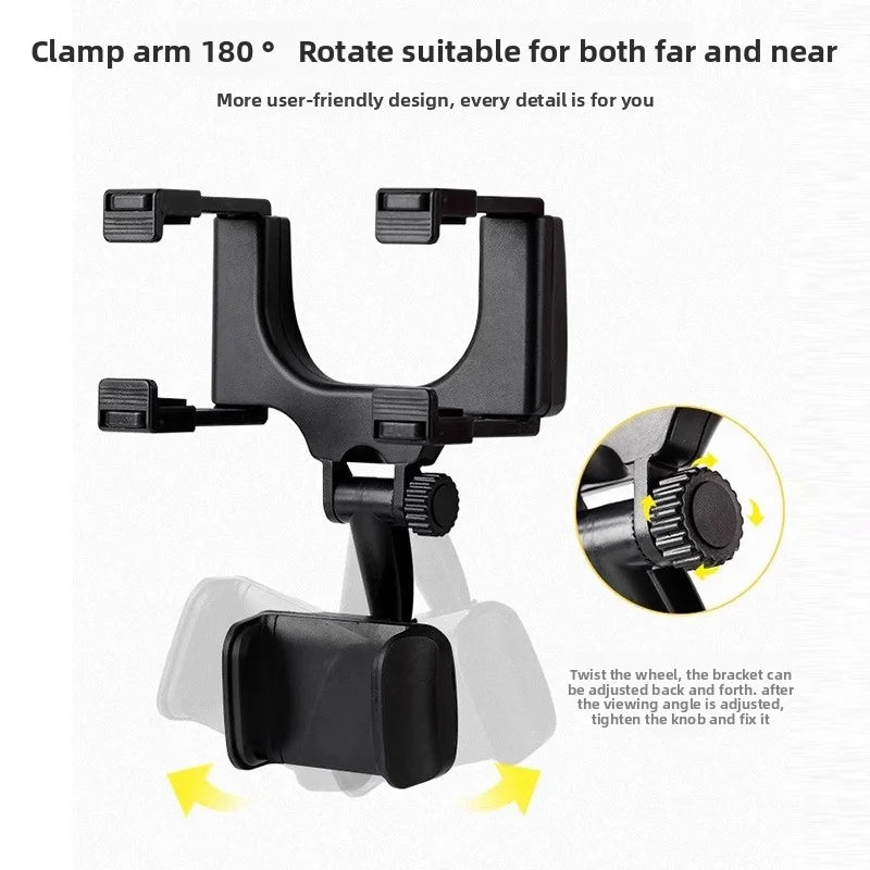 Car Phone Holder – Rearview Mirror Mount