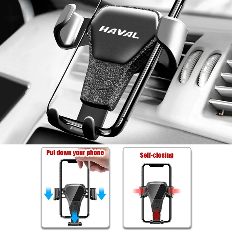 Haval Car Phone Holder – Universal Air Vent Mount H2S M6 H3 H4 H5 H7 F5 H6-Coupe