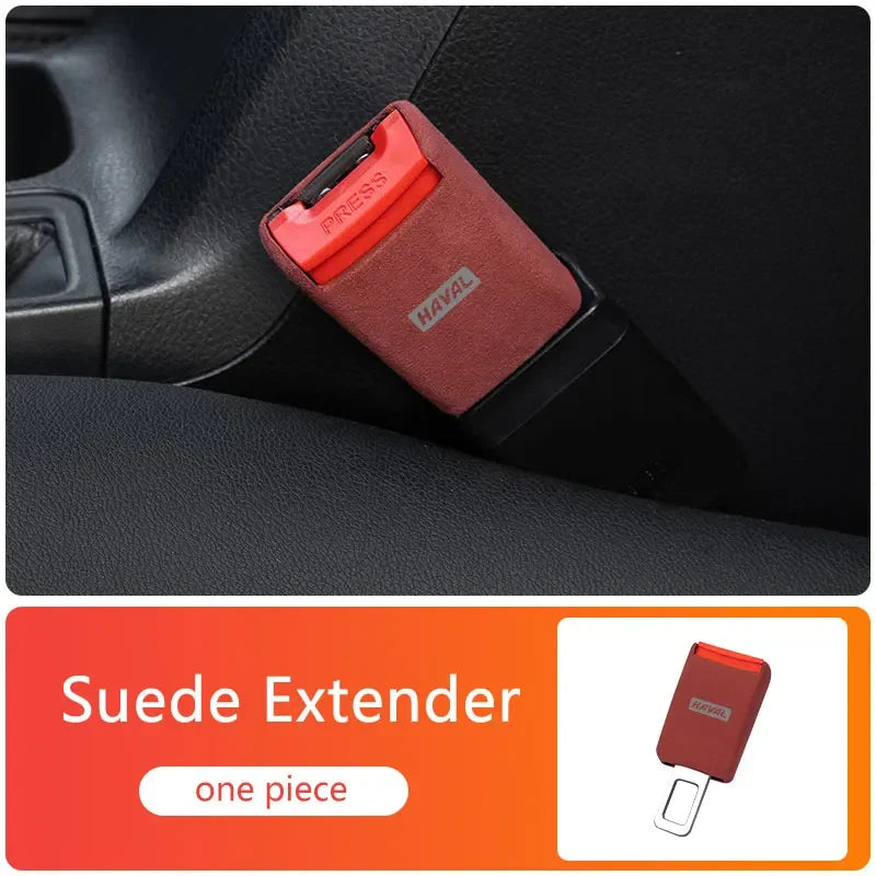 Haval Seat Belt Extender – Suede Safety Plug