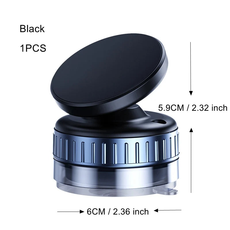 Vacuum Magnetic Phone Holder – Foldable Car Mount