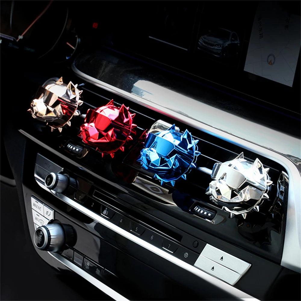 Bulldog Car Vent Ornament – Interior Dog Decoration